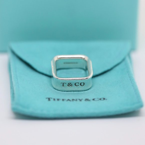 Tiffany & Co. 1837 Square Ring Size 5 - Picture 8 of 8